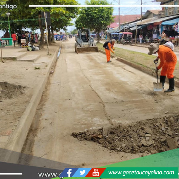 Municipalidad de Ucayali retoma trabajos de mantenimiento de calles en Contamana 
