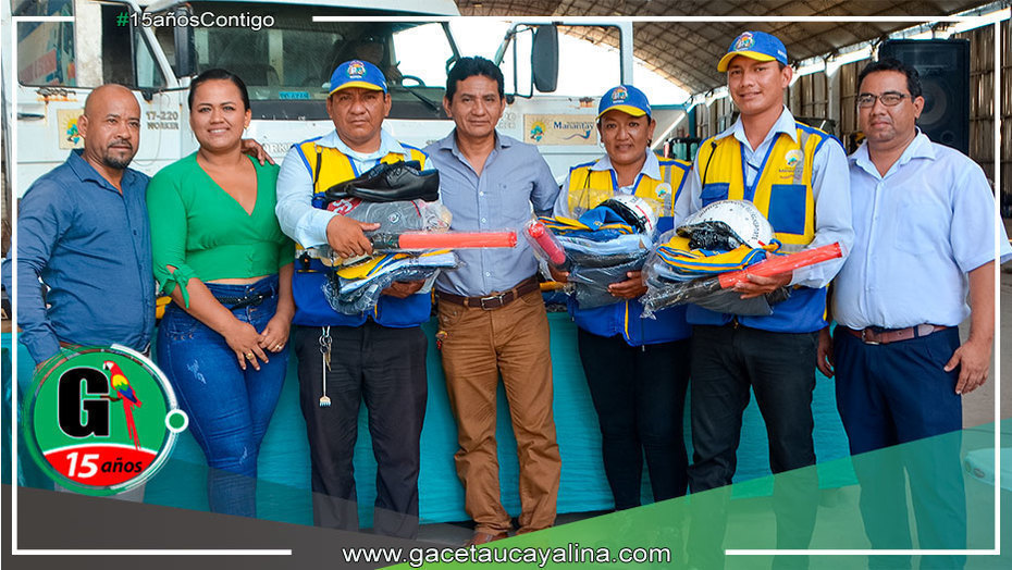 Alcalde de Manantay realizó entrega de indumentaria a inspectores de tránsito