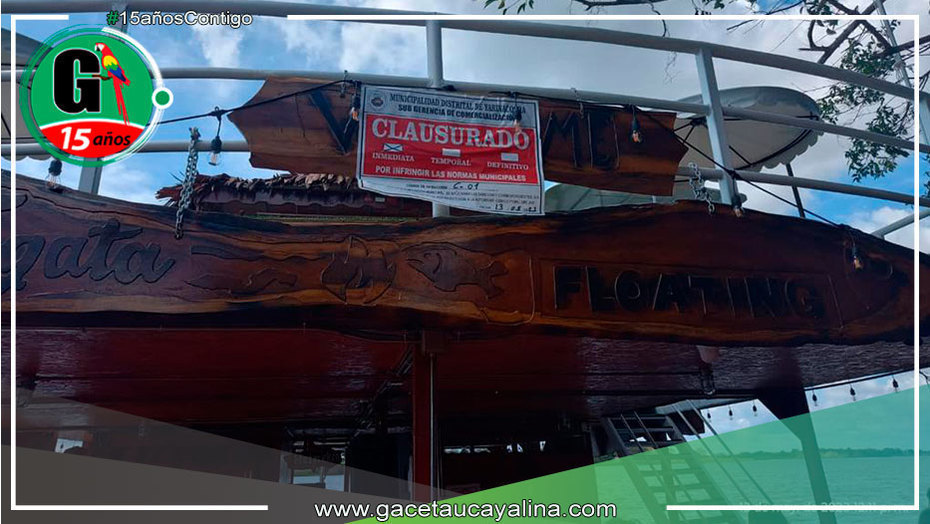Establecimientos de San José son multados y clausurados en Yarinacocha