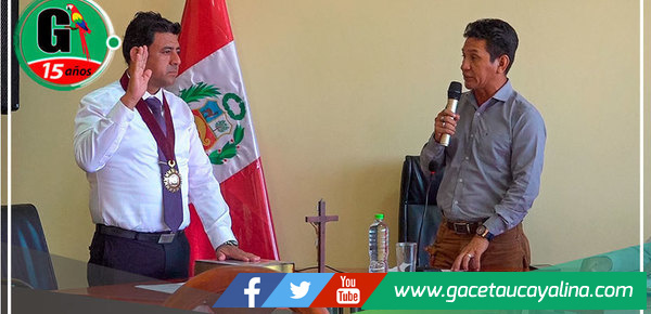 En sesión ordinaria del CODISEC juramentan a Subprefecto de Manantay 