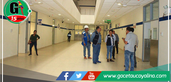 Goreu y Minsa aceleran trabajos para destrabe del Hospital Regional de Pucallpa