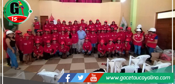 Entregan indumentaria a trabajadores del programa Lurawi en Atalaya