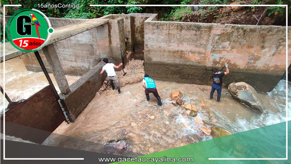 Atalaya se queda sin agua debido al colapso de tuberías de las principales bocatomas