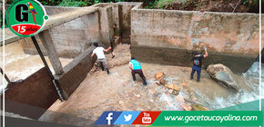 Atalaya se queda sin agua debido al colapso de tuberías de las principales bocatomas
