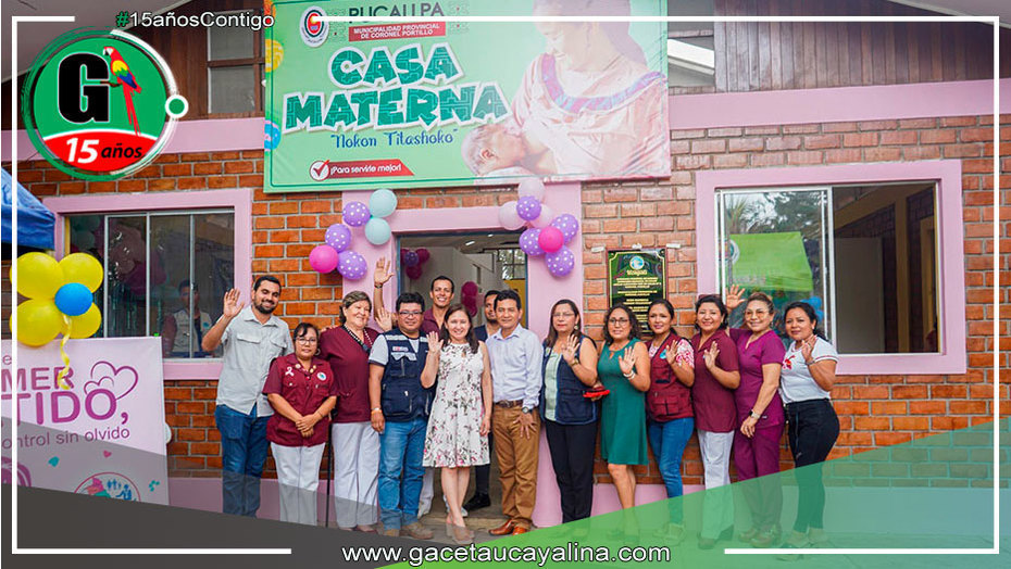En Pucallpa Inauguran Casa Materna - Nokon Titashoko