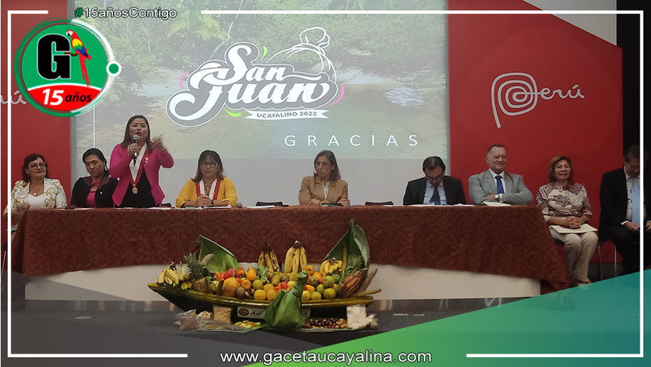 Congresista Jeny López Morales participa del Lanzamiento del "XXVI Festival San Juan Ucayali 2023"