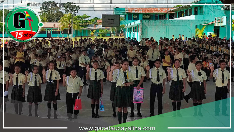 Juramentan brigadieres escolares y presentan el municipio escolar en Atalaya