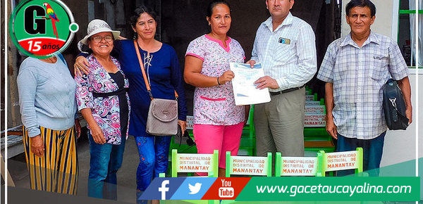 Municipalidad de Manantay entregó donación de sillas a la I.E.I. “Luz Divina” 