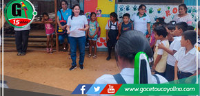 MPCP realizó entrega de materiales de construcción para el mejoramiento del comedor escolar de la I.E. Julio Gómez Romero