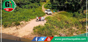 Realizan levantamiento de información de carretera hacia Tahuania 