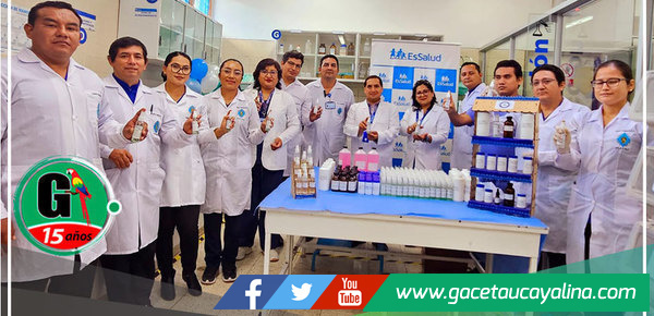 EsSalud Ucayali cuenta con área de farmacia que tiene capacidad de preparar 7 mil repelentes en spray al mes