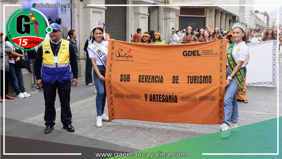 Pasacalle con ritmo de la selva en la ciudad de Lima