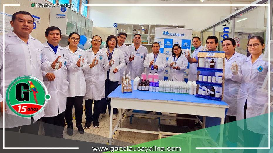EsSalud Ucayali cuenta con área de farmacia que tiene capacidad de preparar 7 mil repelentes en spray al mes