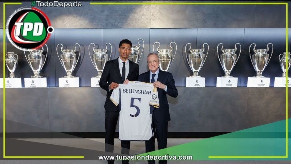 Jude Bellingham es presentado como refuerzo del Real Madrid y expresa su gratitud