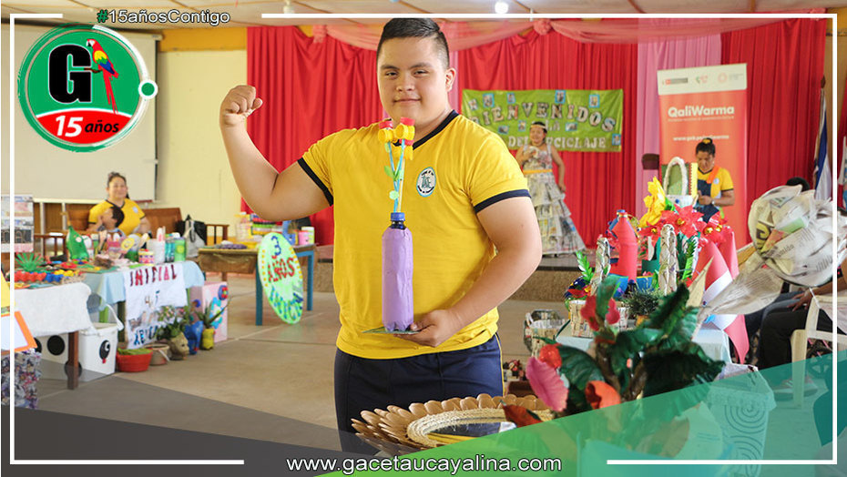 Qali Warma: Bien alimentados, estudiantes en Ucayali crean objetos educativos con materiales reciclados