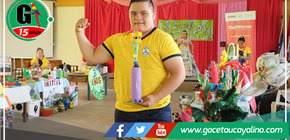 Qali Warma: Bien alimentados, estudiantes en Ucayali crean objetos educativos con materiales reciclados