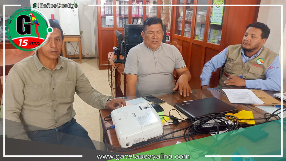 Equipo técnico del proyecto ordenamiento territorial realizó una reunión de coordinación con el alcalde de Irazola