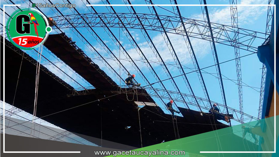 Inicia reconstrucción del hangar de maquinarias pesadas de la dirección regional de transportes y comunicaciones