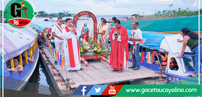 Devotos participan en procesión acuática de San Pedro Apóstol en Bellavista Nanay