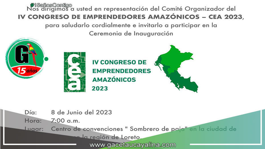 Este jueves 8 en Iquitos empieza la gran cita de empresas e instituciones comprometidas con el medio ambiente