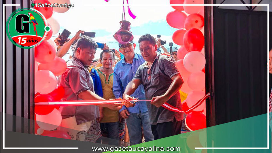 Municipio de Nueva Requena y Ocho Sur entregan nuevo local comunal a Shambo Porvenir