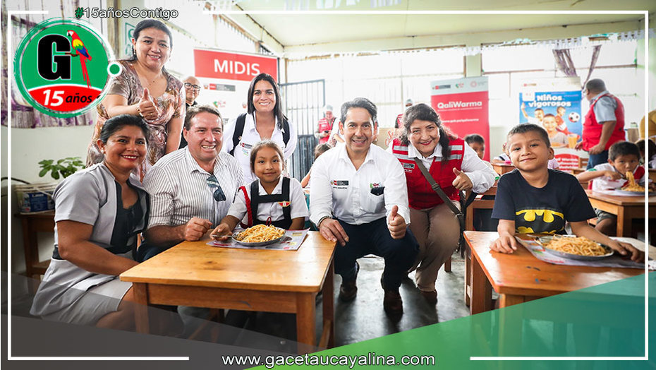 Ministro Julio Demartini supervisó el uso de kits de abrigo que entregó Cuna Más a niñas y niños de Ucayali
