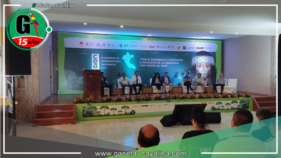 Gobernador regional de Ucayali disertó cómo panelista en el IV Congreso de Emprendedores Amazónicos CEA