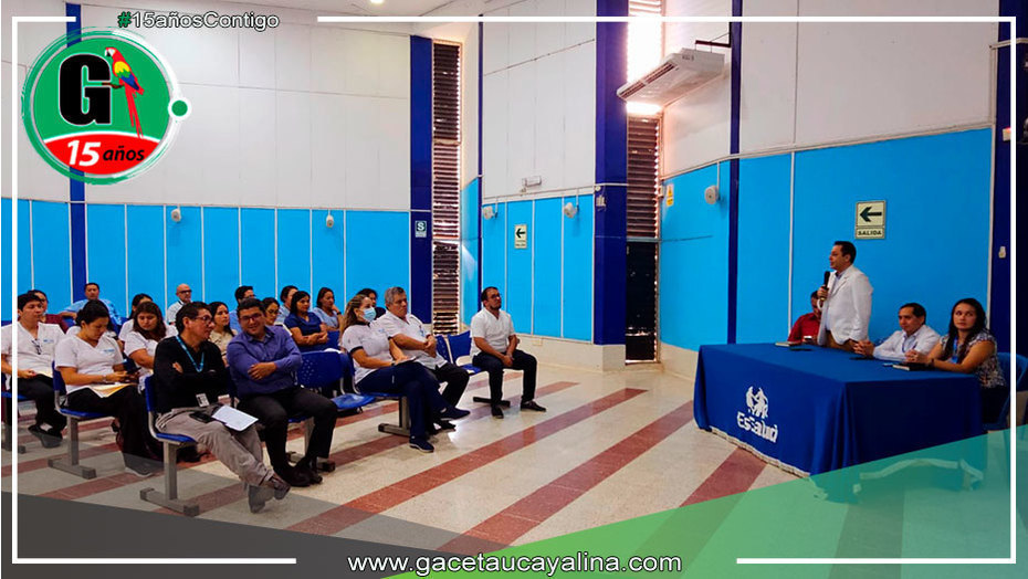 EsSalud Ucayali realiza inducción para profesionales del SERUM