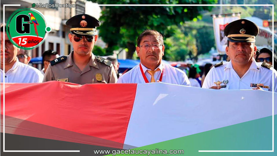 En Contamana se conmemoró el 143º Aniversario de la Batalla de Arica y juramento de fidelidad a la Bandera