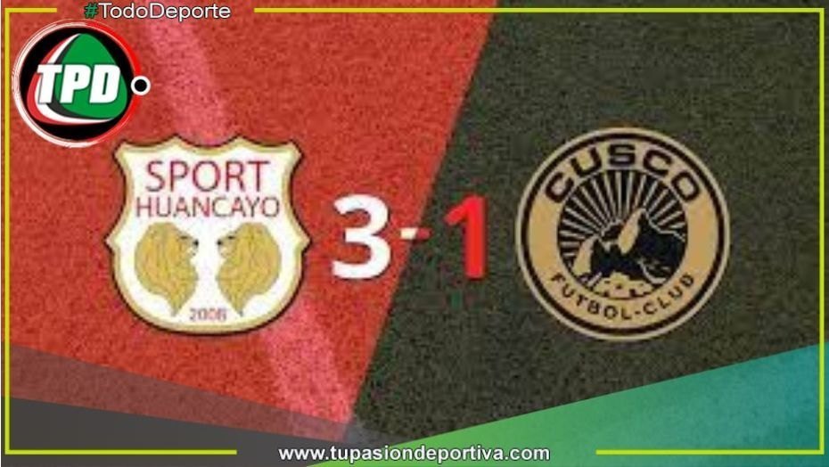 Sport Huancayo se impone a Cusco FC en un duelo crucial del Torneo Clausura
