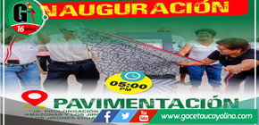 Municipalidad de Coronel Portillo inaugurará pavimentación de calles en Pucallpa