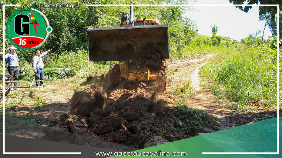 MPU realiza el mejoramiento de trocha carrozable villa contamana/san antonio de aguas calientes
