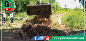 MPU realiza el mejoramiento de trocha carrozable villa contamana/san antonio de aguas calientes