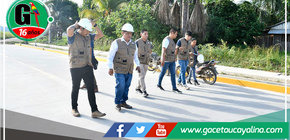 Alcalde de Sepahua inspecciona obras de la Av. Shell y propone fecha de recepción e inauguración