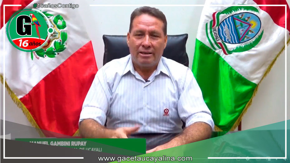 Gobernador regional de Ucayali aclara sobre información imprecisa por algunos medios de Comunicación