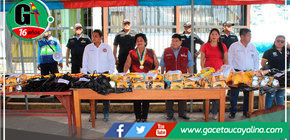 Juramentan y entregan implementos a Juntas Vecinales en Atalaya