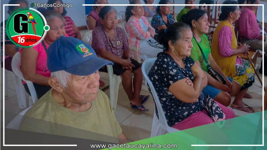 Municipalidad de Sepahua promueve la ocupación y bienestar de los adultos mayores