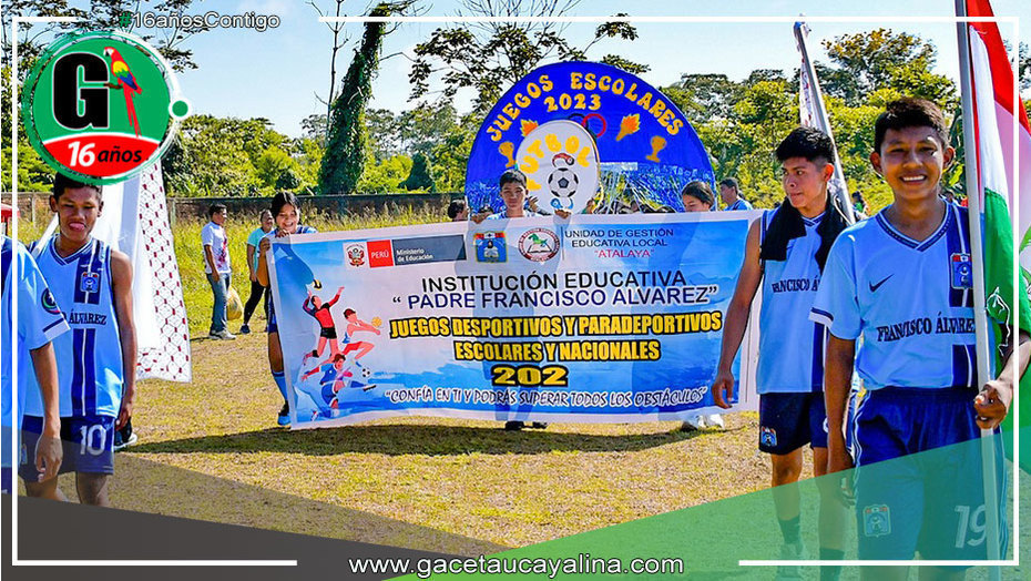 Estudiantes del distrito de Sepahua participan con entusiasmo en los Juegos Deportivos Escolares 2023