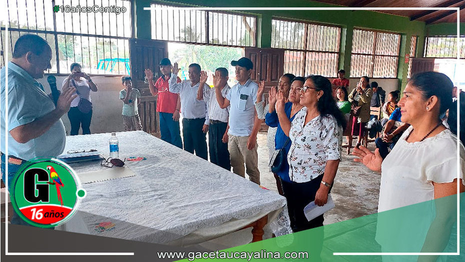 Juramentan nueva directiva de Junta Vecinal Pascual Alegre en Atalaya