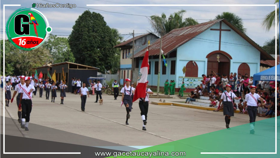 Tahuania celebra con orgullo el Desfile Cívico Patriótico por el 202° aniversario de la Independencia del Perú