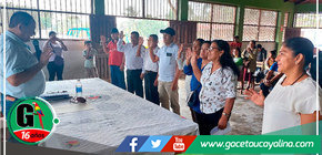 Juramentan nueva directiva de Junta Vecinal Pascual Alegre en Atalaya