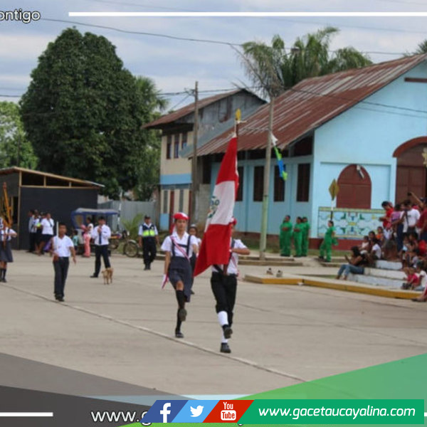 Tahuania celebra con orgullo el Desfile Cívico Patriótico por el 202° aniversario de la Independencia del Perú