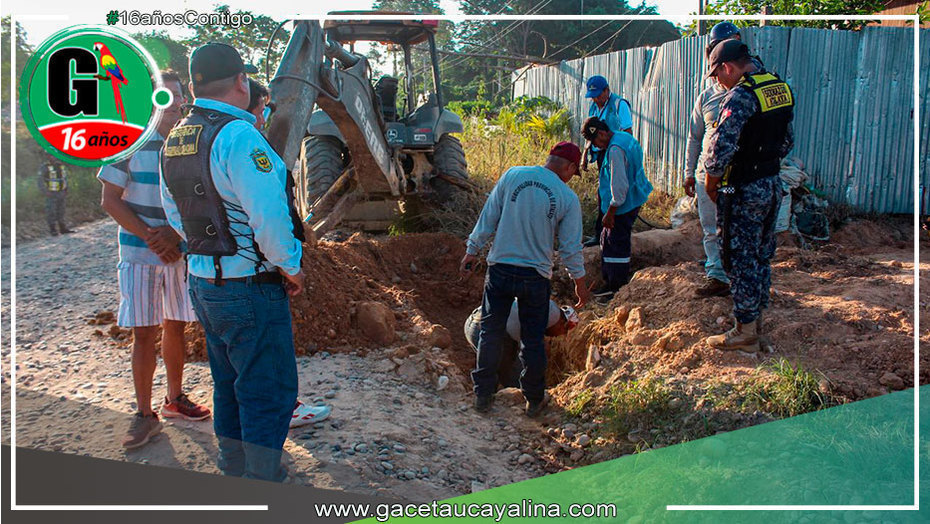 Clausuran conexiones clandestinas de agua potable en barrio de Nueva Fortaleza como parte de medidas de fiscalización en Atalaya