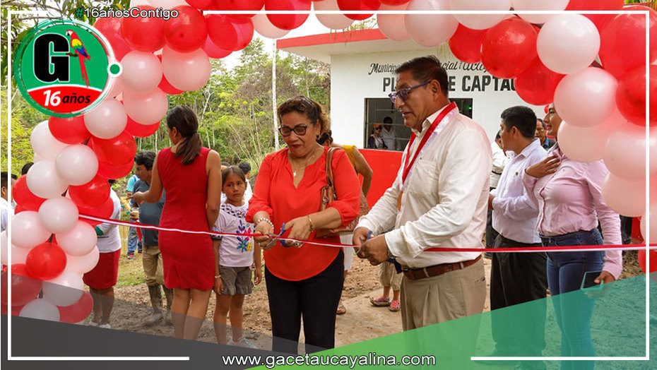 Alcalde Rodolfo Lovo Tello Inaugura Mejora del Sistema de Agua Potable en Contamana