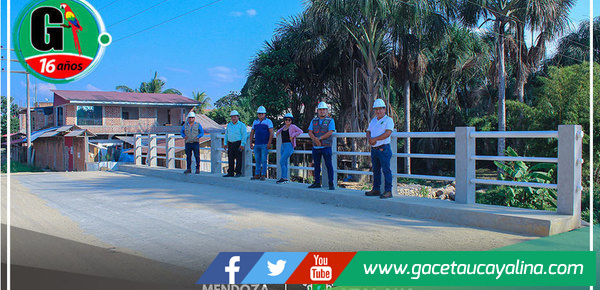 Recepcionan obra de Puente en Pascual Alegre en Atalaya