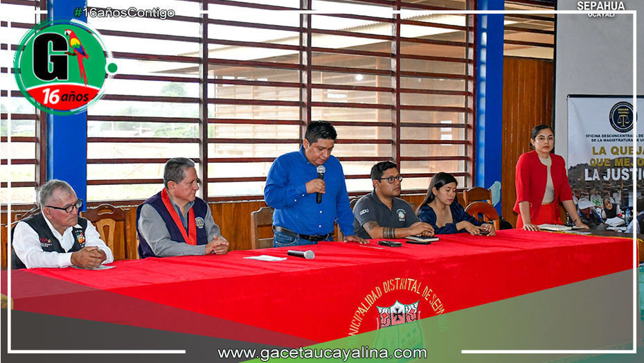Municipalidad Distrital de Sepahua y ODECMA-Ucayali unen esfuerzos para brindar atención a usuarios judiciales vulnerables