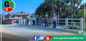 Recepcionan obra de Puente en Pascual Alegre en Atalaya