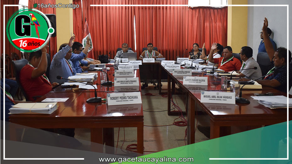 Consejo regional aborda solicitudes de la población ucayalina