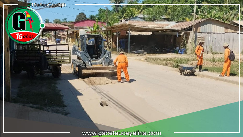 Mejoras en Calles de Contamana Benefician a Vecinos de Diversos Barrios