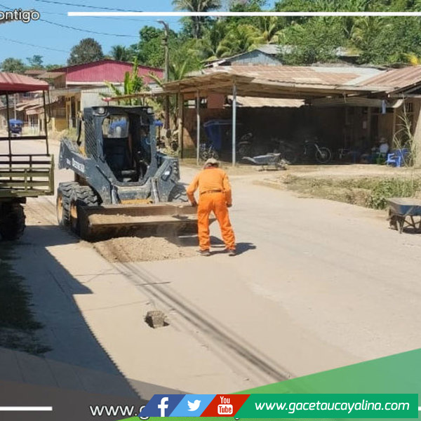 Mejoras en Calles de Contamana Benefician a Vecinos de Diversos Barrios